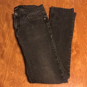 Black fade men’s skinny jeans